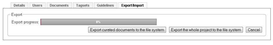 project export